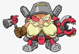 Bastion Drawing Torbjorn Clip Art Transparent Library - Torbjorn Clip Art