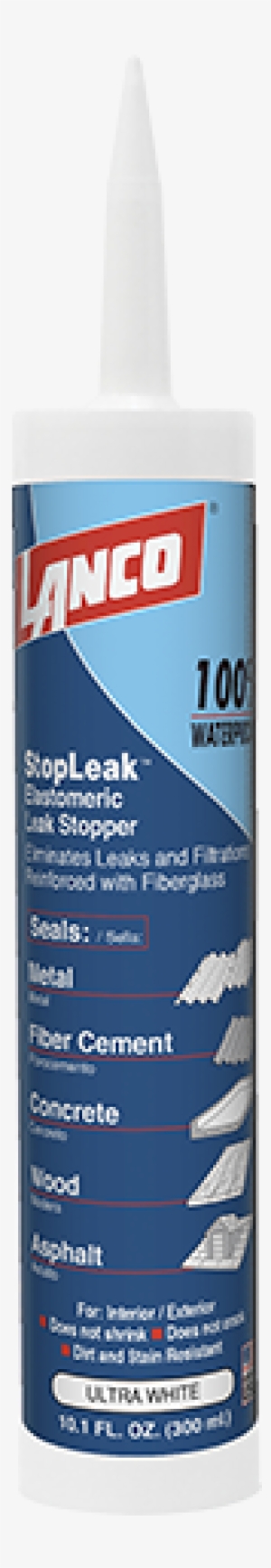 Lanco® Stop Leak™ Is A 100% Elastomeric Styrene / Acrylic - Millilitre