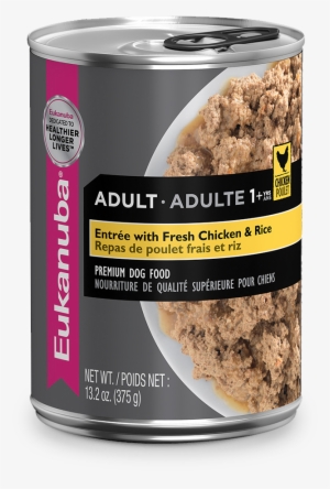 Eukanuba Entrée Fresh Chicken And Rice Canned Dog Food - Fresh Chicken And Rice Wet Food For Adult Dogs