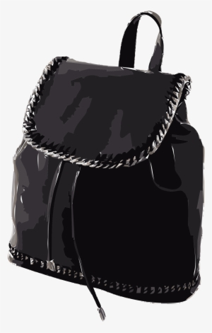 This Free Icons Png Design Of Black Leather Backpack