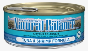 Ultra Premium Tuna & Shrimp Canned Cat Formula - Natural Balance Cat Kitten Food
