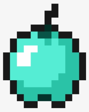 Diamond Apple By Rfs-gamer On Newgrounds - Minecraft Golden Apple Png
