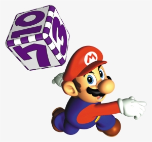 Mario Hitting Dice Block - Mario Party Dice Block