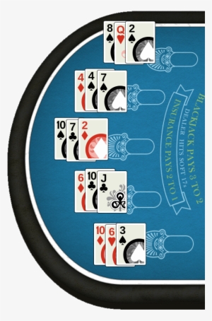 A Table Where All Players Have Been Dealt Three Cards - Playing Card