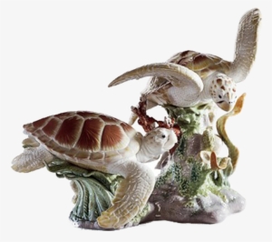 Lladró Porcelain Sea Turtles - Lladro Sea Turtle