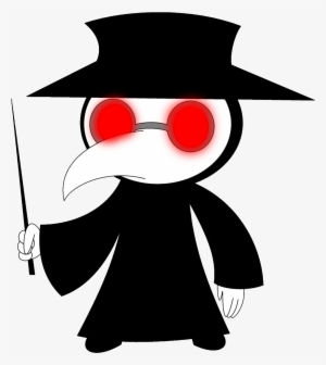 Png Black And White Library Collection Of High Quality - Doctor Plague Mask Clipart