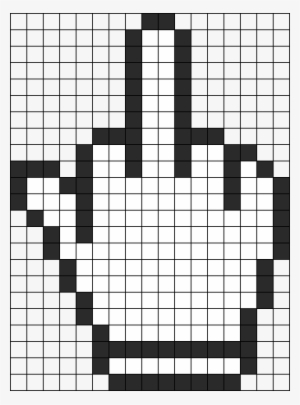 Minecraft Pixel Art Template Maker Minecraft Pixel - Minecraft Pixel Art Middle Finger