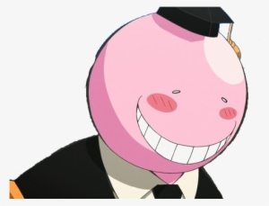 Koro Sensei Blushing - Assassination Classroom Korosensei Pink