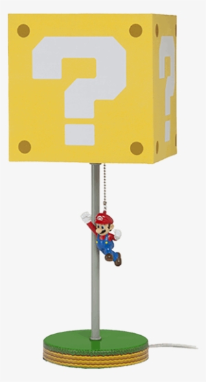 Jumping Mario Question Block Lamp