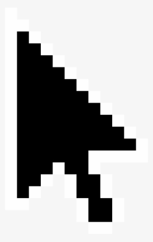 This Free Icons Png Design Of Black Pixel Mouse Cursor