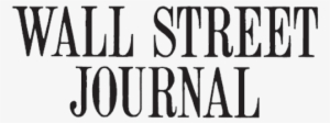 Wall Street Journal Png - Wall Street Journal Logo Black Png