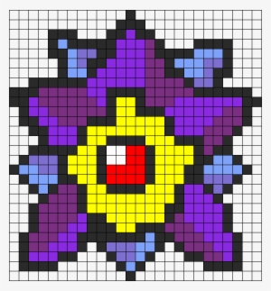 Starmie Perler Bead Pattern / Bead Sprite - Starmie Perler