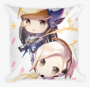 Chibi Mercy And Pharah - Pharah And Mercy Cute