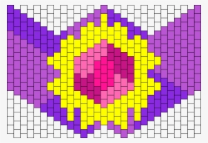 Kandi Mask Pokemon Starmie Bead Pattern - Pokemon Kandi Mask Patterns