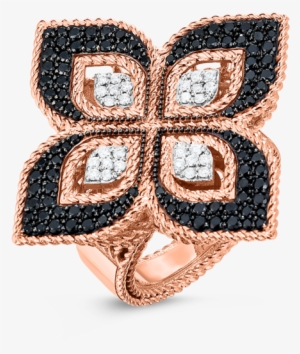 Roberto Coin Venetian Princess Black And White Diamond