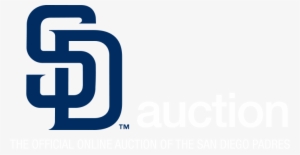 Major League Baseball Auction - San Diego Padres Brown Logo