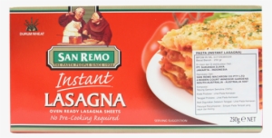 Product Details - San Remo Lasagne Pasta Large 250g