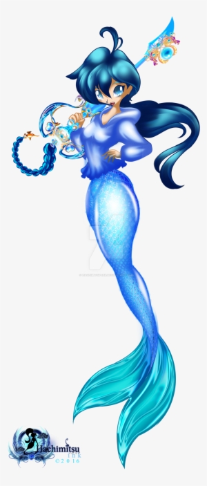 Crystals Drawing Mermaid - Mermaid Fuuko