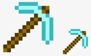Diamond Pickaxe - Minecraft Iron Pickaxe
