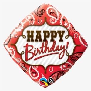 Happy Birthday On Red Balloon