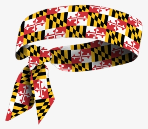 Md Flag Tie Headband - Maryland State Flag