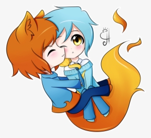 Firefox Drawing Anime Banner Black And White Download - Fire Fox Drawing Cute