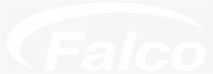 Falco Logo White - Oval