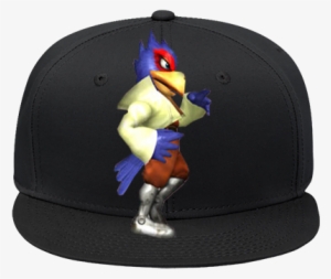 Snap Back Flat Bill Hat - Pixel Art