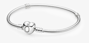 Silver Charm Bracelet With Heart Clasp - Autumn Pandora 2018 Collection