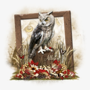 For This Next Tag I Used The Adorable Hercules Tube - Eastern Screech Owl