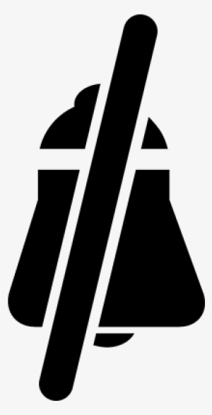 Bell With A Slash Vector - Mobile Phone