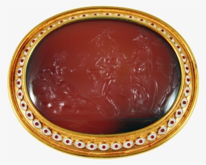 Exceptional Intaglio "choice Of Hercules" Prince Poniatowsky