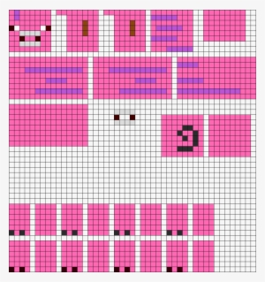 3d Minecraft Pig Perler Bead Pattern / Bead Sprite - Minecraft Pig Hama Beads 3d