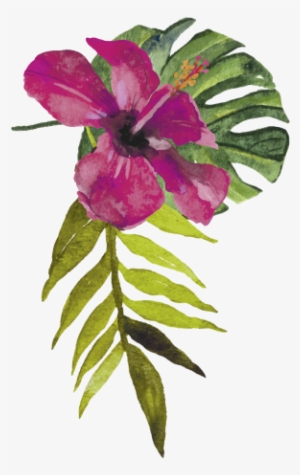 Flor - Tropisch Danke Zu Kardieren Karte