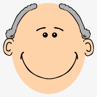 Grandpa Grey - Cartoon Man Face