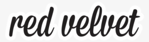 Red Velvet Text - Red Velvet Png Logo