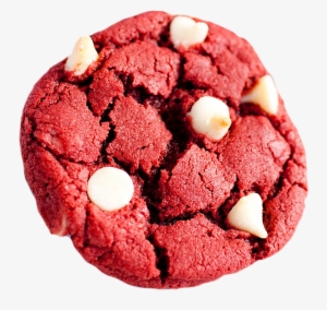 Red Velvet Cake Chocolate Chip Cookie White Chocolate - Red Velvet Macadamia Biscuits
