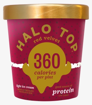 Halo Top Red Velvet Ice Cream, 1 Pint - Halo Top Red Velvet