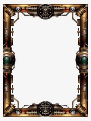 Steampunk Borders Png - Steampunk Frame Png