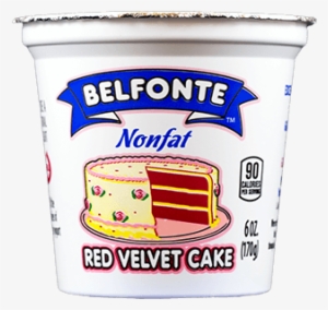 Red Velvet Cake Nonfat Yogurt - Belfonte Lite Sour Cream, 16 Oz