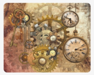 Steampunk Rectangle Mousepad - Time Shower Curtain