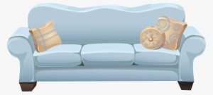 This Free Icons Png Design Of Powder Blue Sofa