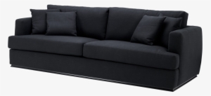 Black Sofa Png Clipart - Eichholtz Hallandale Sofa, Panama Black