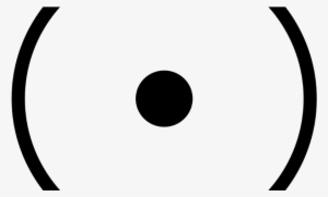 Circumpunct Or Point Within A Circle - Circle With Point