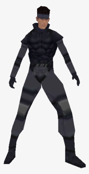 Credit To Friedslick6, The Guy Who Ripped The Model - Solid Snake Ps1 Model