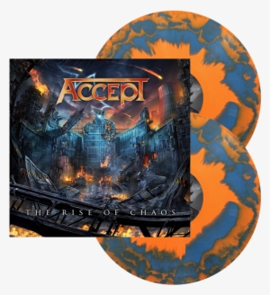 Accept The Rise Of Chaos Orange Blue Swirl Nuclear - Accept The Rise Of Chaos Vinyl