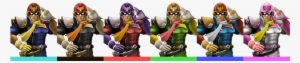 Captain Falcon Palette - Captain Falcon Smash Bros Skins