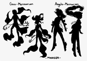 Here Are Both My Mermarian Faiths Side By Side, To - Netflix Presents: The Characters