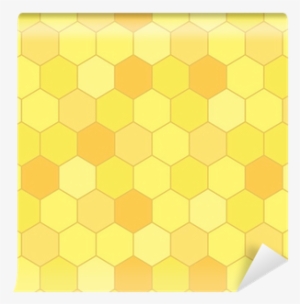 Honeycomb Seamless Pattern, Vector Wall Mural • Pixers® - Motif