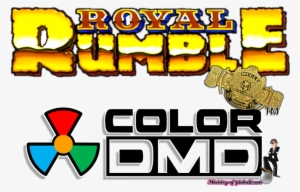 Wwf Royal Rumble Colordmd - Metallica Pinball Logo